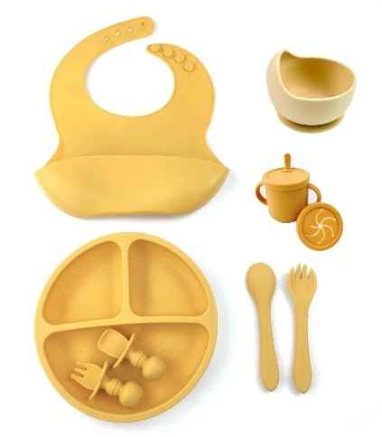 Silicone Suction Feeding Bowl Set
