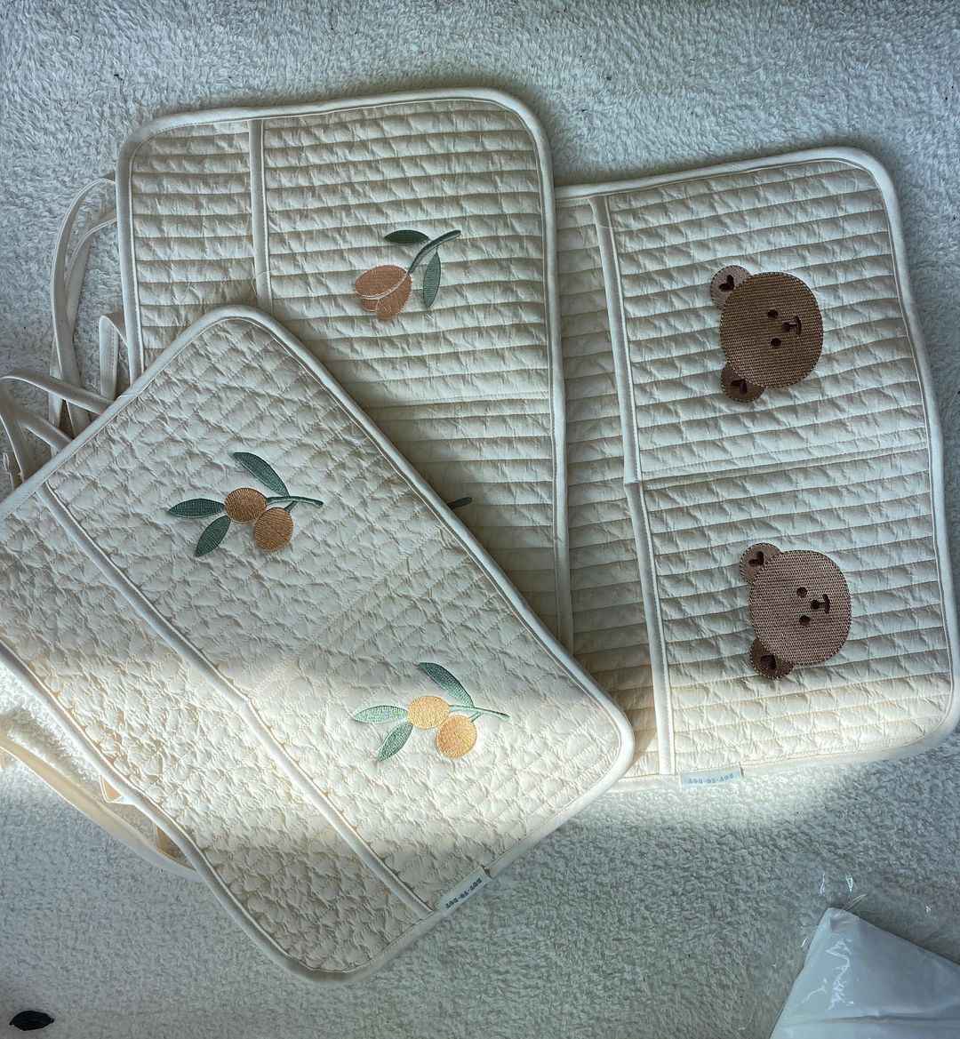 Korean Style Crib & Stroller Hanging Storage Bag