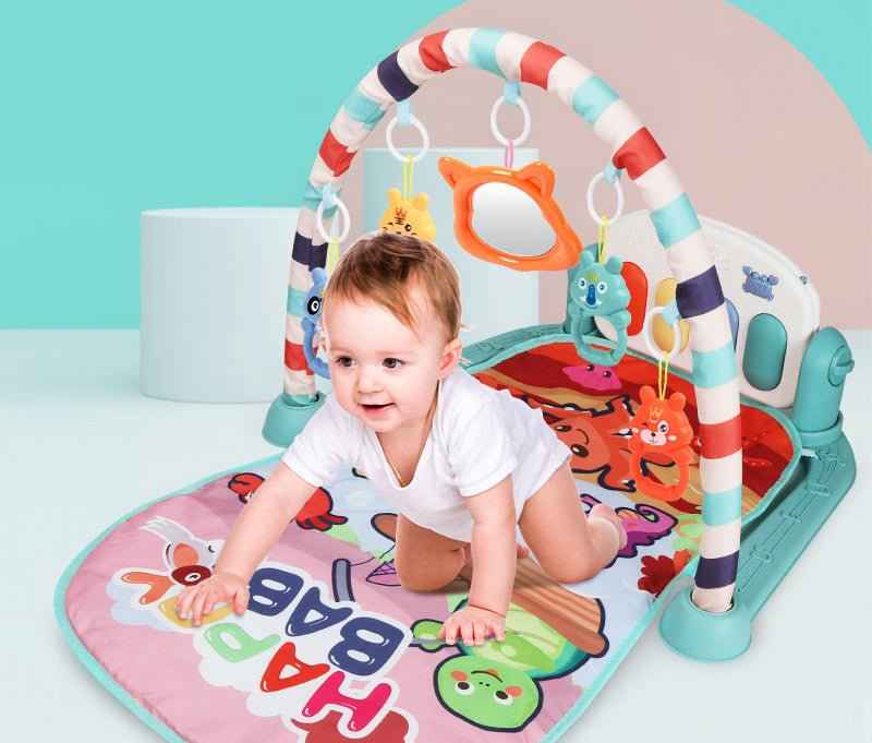 Baby Piano Gym with Kick & Play Fitness Rack