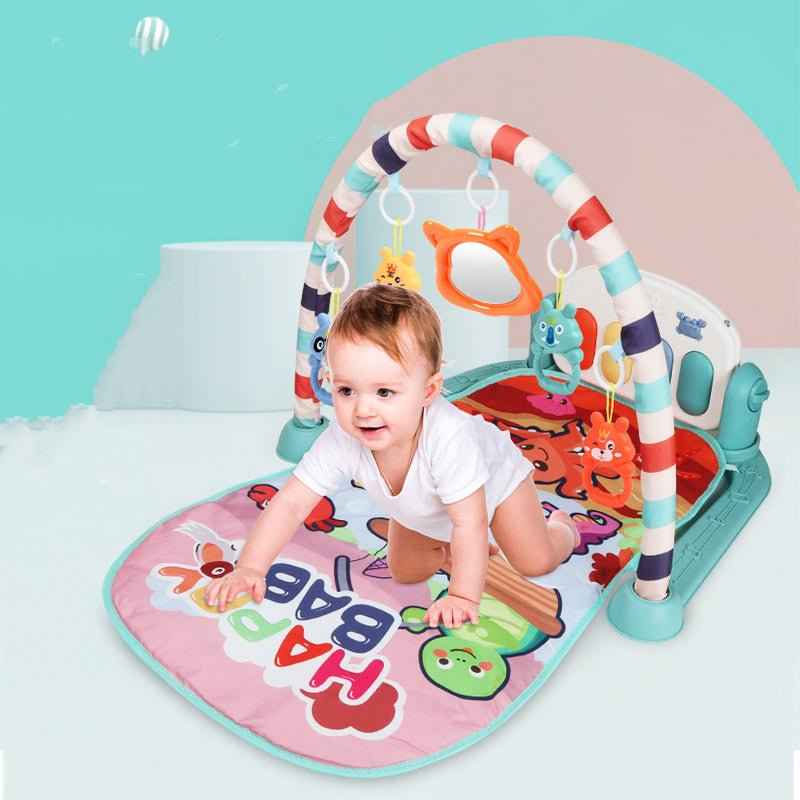 Baby Piano Gym with Kick & Play Fitness Rack