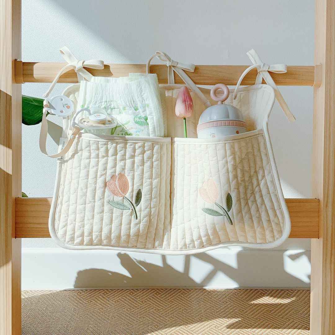 Korean Style Crib & Stroller Hanging Storage Bag