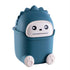 Cute Dinosaur Flip-Top Desktop Trash Can