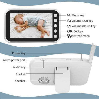 4.3 Inch Baby Monitor with Night Vision &amp; Two-Way Audio