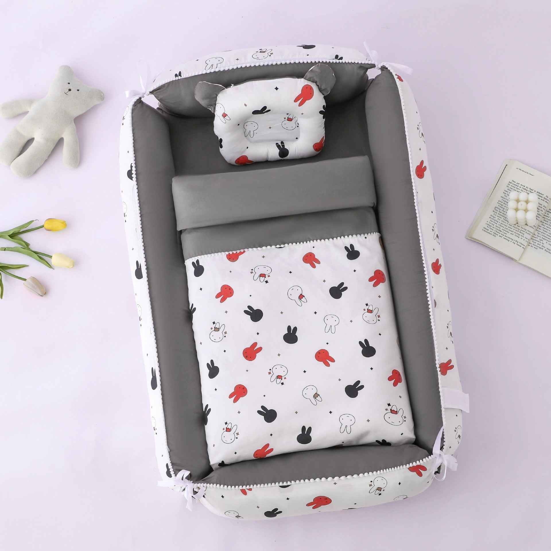 Washable Bionic Baby Nursing Bed