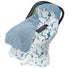 Hooded Flannel Swaddle Blanket for Newborns