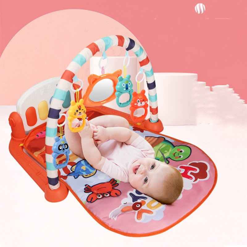 Baby Piano Gym with Kick &amp; Play Fitness Rack